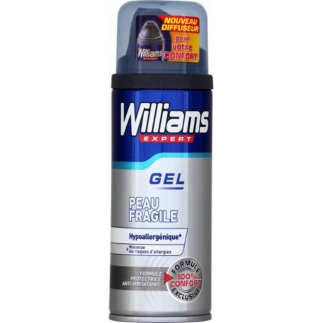Williams Gel à raser peau fragile