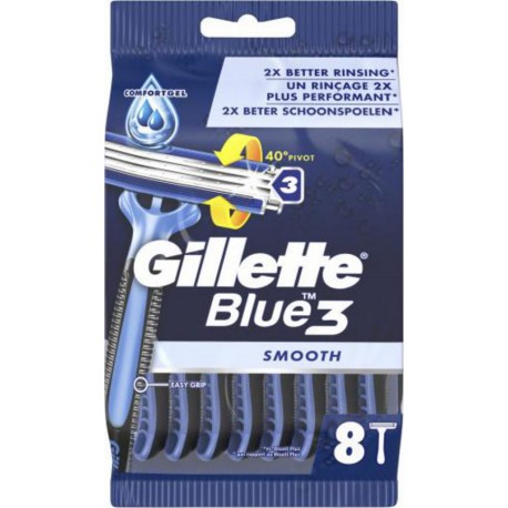 Iii X8 Gillette Rasoirs jetable Blue