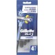 Iii X4 Gillette Rasoirs jetable Blue