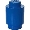 LEGO Storage Brick Boîte de Rangement x1 rond bleu foncé