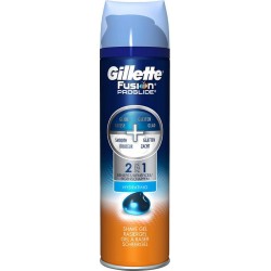 Gillette Fusion Proglide 2-en-1 Hydrating Gel à Raser 200ml (lot de 3)