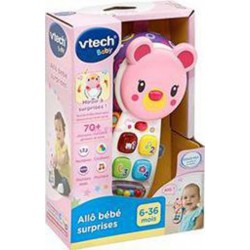 VTECH ALLO BEBE SURPRISES ROSE 3417765027550