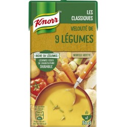 Knorr Les Classiques Velouté de 9 Légumes 50cl (lot de 4)
