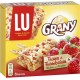 LU Grany Fraises et Framboises Riche en Fruits 108g (lot de 6)