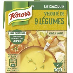 Knorr Les Classiques Velouté de 9 Légumes 30cl (lot de 6)
