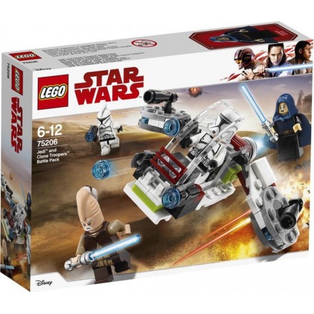 LEGO 75206 Star Wars - Pack De Combat Des Jedi Et Des Clone Troopers
