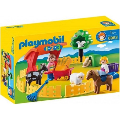 PLAYMOBIL 6963 1.2.3 - Parc Animalier