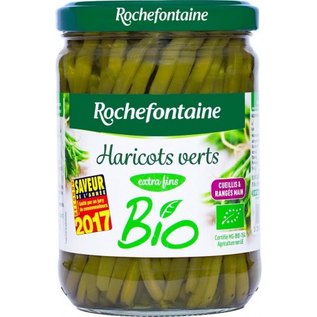 Rochefontaine Haricots verts bio extra-fins