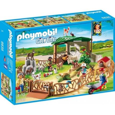 PLAYMOBIL 6635 City Life - Parc Animalier Avec Visiteurs