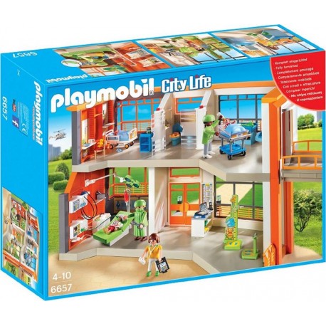 PLAYMOBIL 6657 City Life - Hôpital Pédiatrique Aménagé