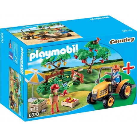 PLAYMOBIL 6870 Country - Couple De Fermiers Avec Verger