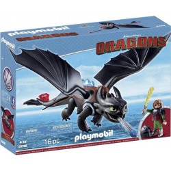 PLAYMOBIL 9246 Dragons - Harold Et Krokmou