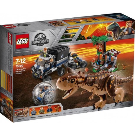 LEGO 75929 Jurassic World - Le Carnotarus Et La Fuite En Gyrosphère