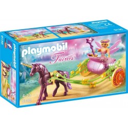 PLAYMOBIL 9136 Fairies - Fée Avec Carrosse Et Licorne