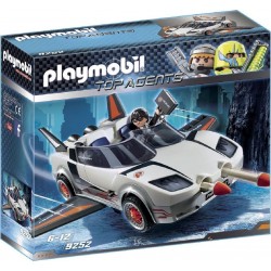 PLAYMOBIL 9252 Top Agents - Voiture De L'Agent Pilote