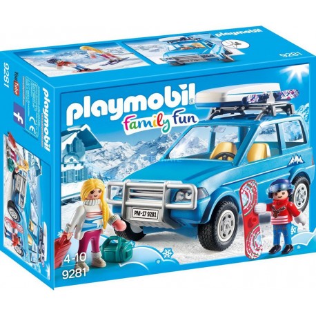 PLAYMOBIL 9281 Family Fun - Voiture De Montagne Coffre