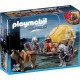 PLAYMOBIL 6005 Knights- Chevaliers De L'Aigle Avec Charrette Piégée