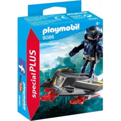 PLAYMOBIL 9086 Special Plus - Chevalier Du Ciel Avec Planeur