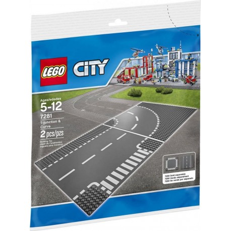 LEGO 7281 City - Virage et Croisement