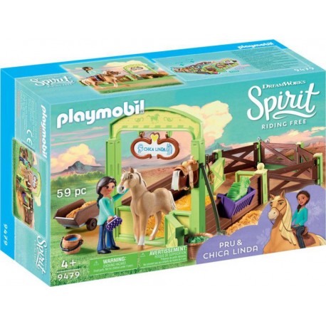 PLAYMOBIL 9479 Spirit - Apo et Chica Linda Avec Box