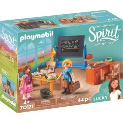 PLAYMOBIL 70121 Spirit - Mademoiselle Kate Flores et Salle de Classe