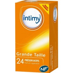 Intimy Grande Taille Préservatifs x24 (lot de 4 boîtes soit 96 préservatifs)