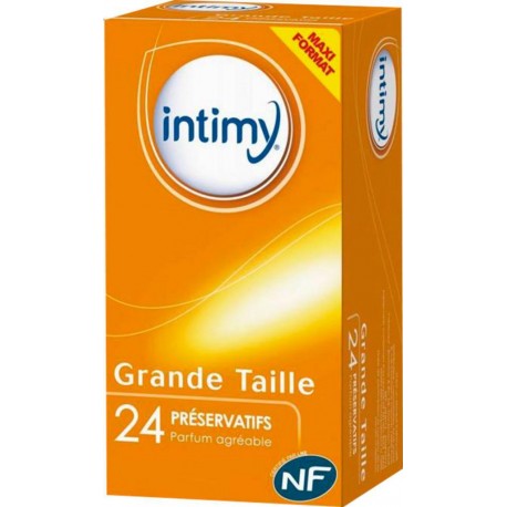 Intimy Grande Taille Préservatifs x24 (lot de 4 boîtes soit 96 préservatifs)