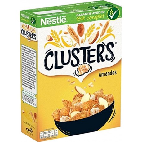 Nestlé Clusters Amandes 400g (lot de 4)