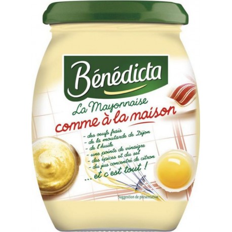 Bénédicta La Mayonnaise Comme à la Maison 255g (lot de 6)