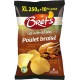 Bret's Les Aromatisées Chips Saveur Poulet Braisé Pommes de Terre de France Format XL 275g (lot de 6)