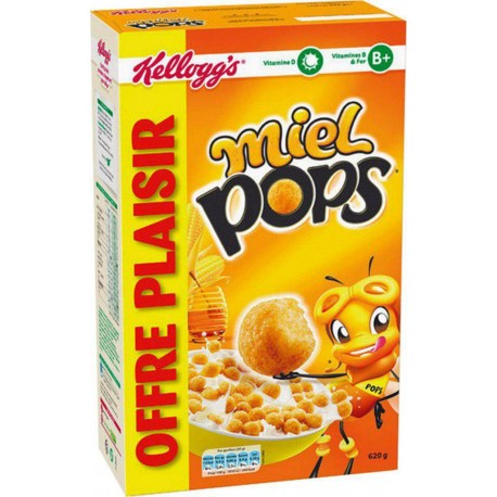 Kellogg's Kellogg’s Miel Pops Offre Plaisir 620g (lot de 3)