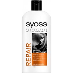 SYOSS Repair Après-Shampooing Cheveux Abîmés 500ml (lot de 4)
