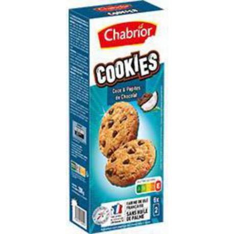 CHABRIOR CHAB COOKIES COCO PEPITES 200G