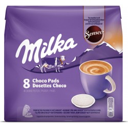 Senseo Chocolat au Lait Milka 8 Dosettes