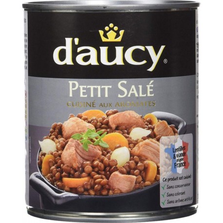 D'aucy Petis Salés Aux Lentilles 840g (lot de 6)