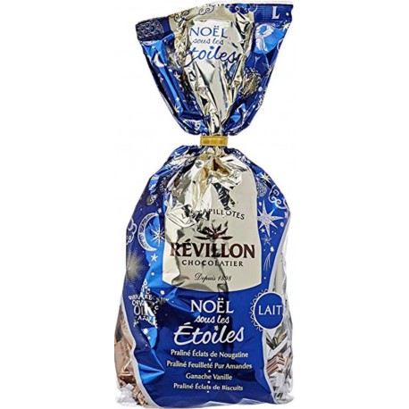 Révillon Les Papillotes Noël Sous Les Etoiles Chocolat Au Lait 400g