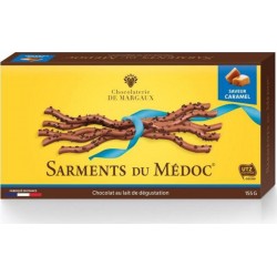 Chocolaterie de Margaux Sarment Du Médoc Lait Caramel 155g (lot de 3)