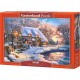 Castorland Puzzle 500 pièces : Cottage en hiver