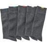 Dim EcoDim Mi Chaussettes Gris Taille 39 à 42 (lot de 5 paires)