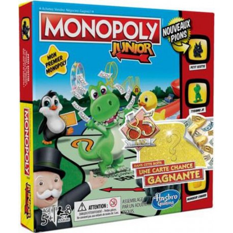 Hasbro Monopoly Junior - La Chance Vous Sourit