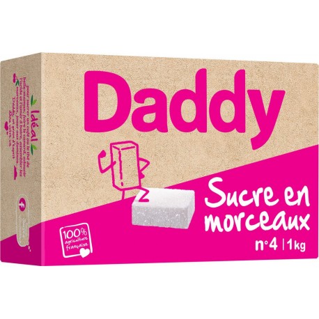 Daddy Sucre en morceaux n°4 1Kg (lot de 3)