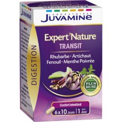 Juvamine Digestion Expert’Nature Transit Rhubarbe Artichaut Fenouil Menthe Poivrée (lot de 2)