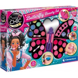 CLEMENTONI Crazy Chic - Ma Trousse de maquillage Papillon - Maquillage enfant