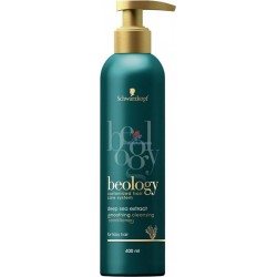 Schwarzkopf Beology Low Shampooing Lissant pour Cheveux Bouclés Enrichi en Extrait Marin 400ml (lot de 2)