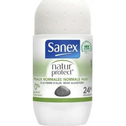 Sanex Déodorant Roll-on Nature Protect Peaux Normales 50ml