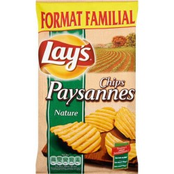 Lay's Lay’s Chips Paysannes Nature Format Familial 300g (lot de 6)