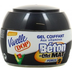 Vivelle DOP Gel Coiffant aux Vitamines Force 9 Béton + Effet Mat 150ml (lot de 3)