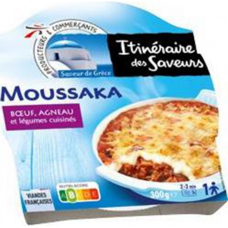 Itinéraire des Saveurs Grèce - Moussaka Bœuf Agneau 300g