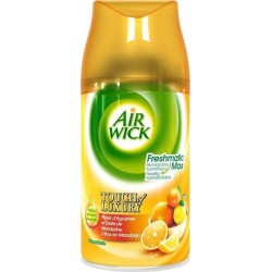 Air Wick Freshmatic Max Recharge Spray Touch of Luxury Plaisir d’Agrumes et Zeste de Mandarine 250ml (lot de 4)