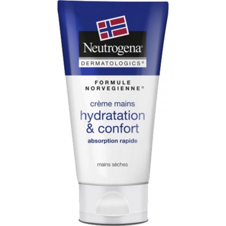 Neutrogena Formule Norvégienne Crème Mains Hydratation & Confort Mains Sèches 75ml (lot de 3)